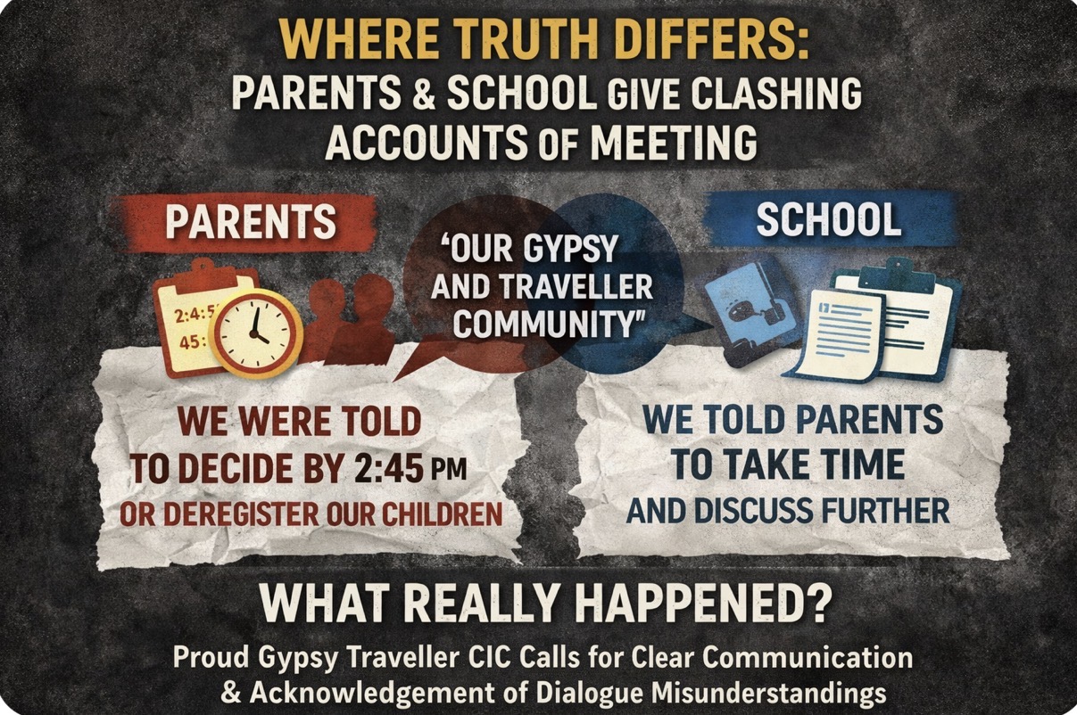 Two Versions of the Same Meeting: When Schools and Gypsy & Traveller Parents Leave With Different Stories