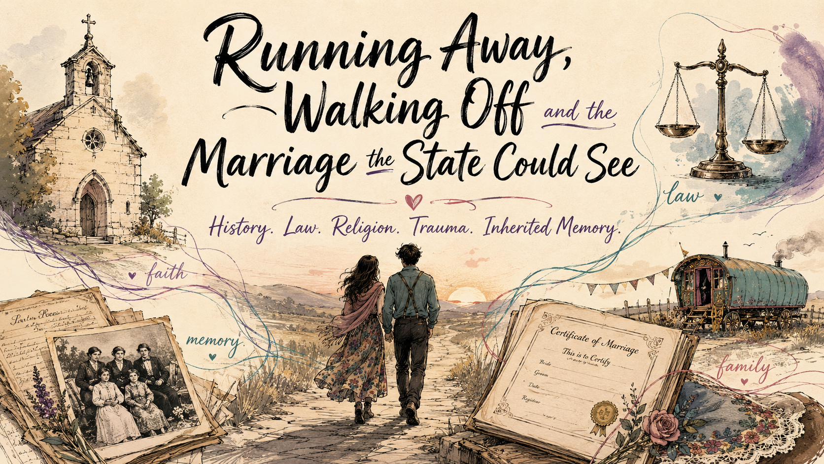 Running Away, Walking Off and the Marriage the State Could See